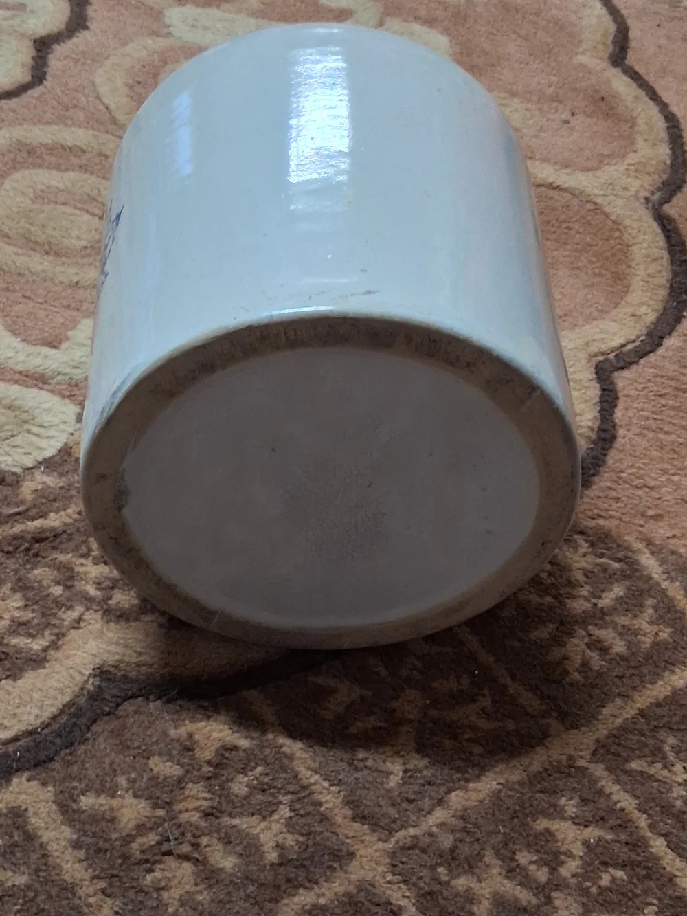 Brown & Cream Vintage Western Stoneware Jug